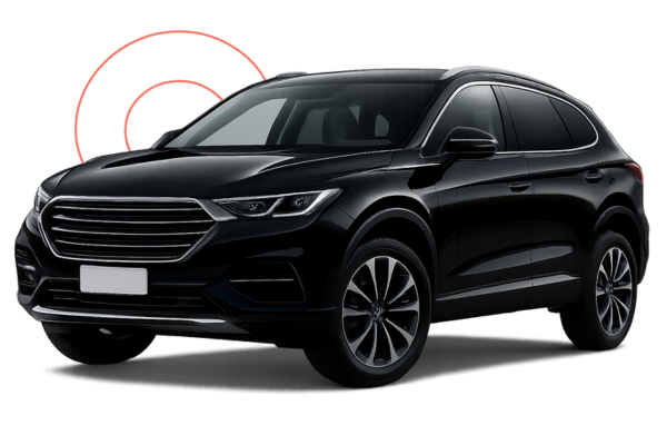 SUV premium com sistema de rastreamento Paranátrack - monitoramento em tempo real para veículos de luxo
